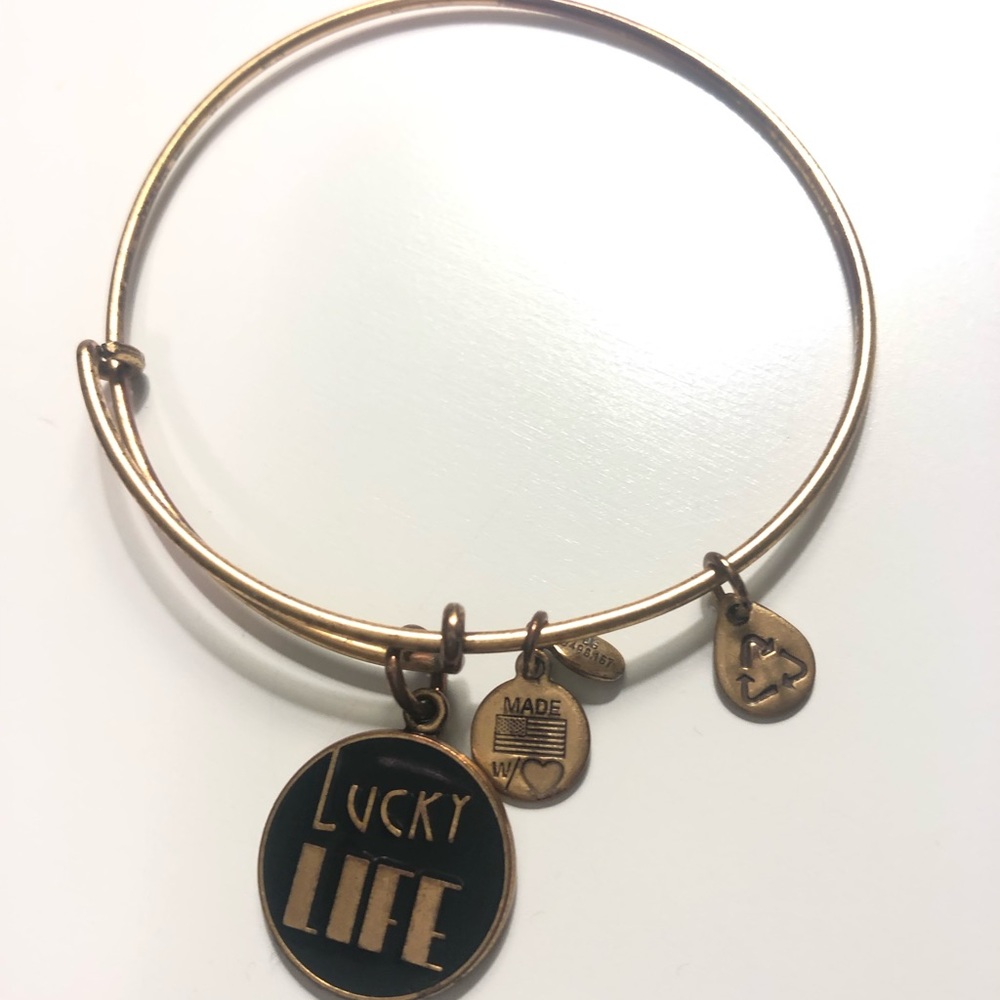 Alex and Ani Original “Lucky Life” Gold Bracelet!
